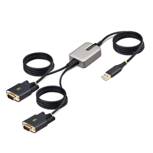 Startech, 13ft 2-Port USB to RS232 Serial Adapter