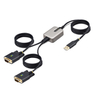 13ft 2-Port USB to RS232 Serial Adapter