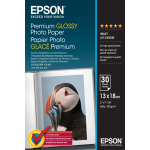 Epson, Glossy Photo 13 x 18cm 30 Sheets