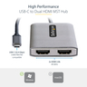 USB-C To Dual HDMI MST HUB 4K 60Hz