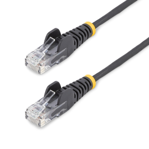 Startech, Cable - Black Slim CAT6 Patch Cord 1m