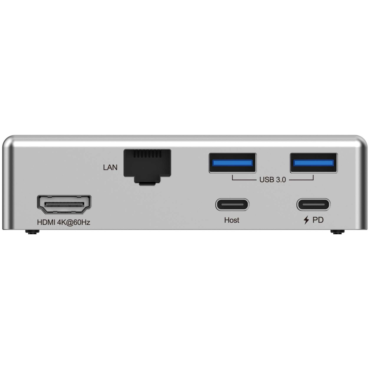 UCS-5001 Silver Notebook Stand USB-C Hub