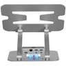 UCS-5001 Silver Notebook Stand USB-C Hub