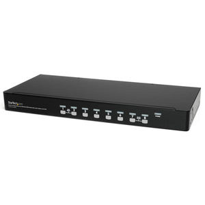 8 Port 1U Rack Mount USB KVM Switch Kit