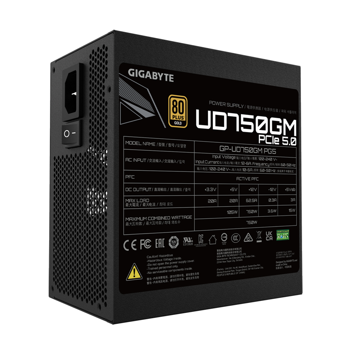 PSU 750W ATX 3.0 MOD 80+G
