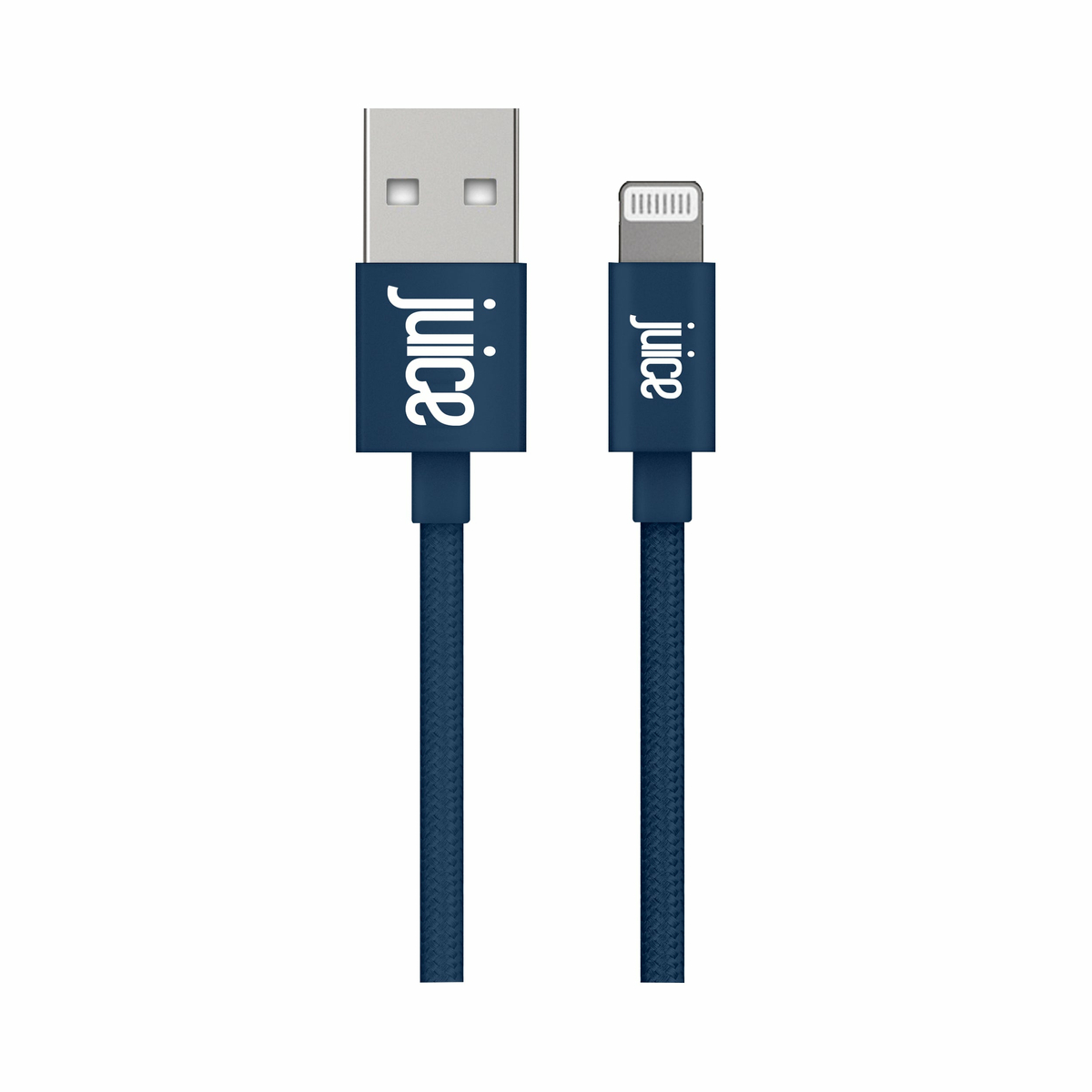 3m Braided Lightning Cable Navy