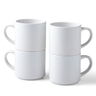 10 Oz Stack Ceramic Mug Blanks White (4)