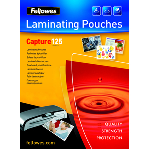 Fellowes, Il Laminating Pouch A4 125mic 100pk
