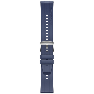 Blue Pointed Fluoroelastomer Strap 18mm