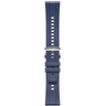 Blue Pointed Fluoroelastomer Strap 18mm