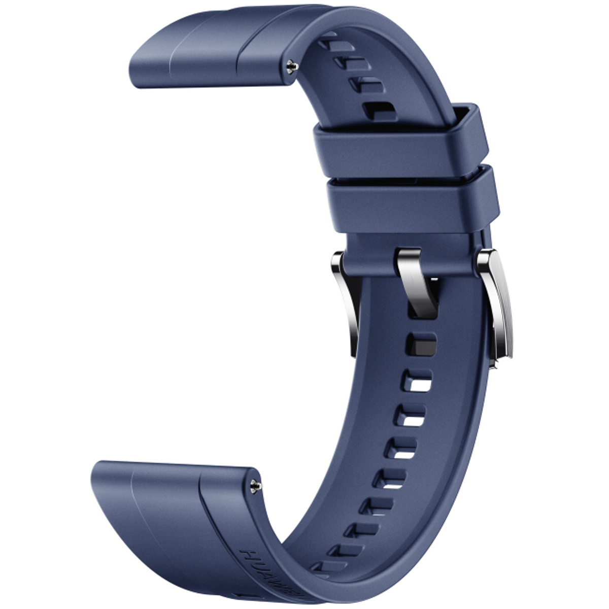 Blue Pointed Fluoroelastomer Strap 18mm