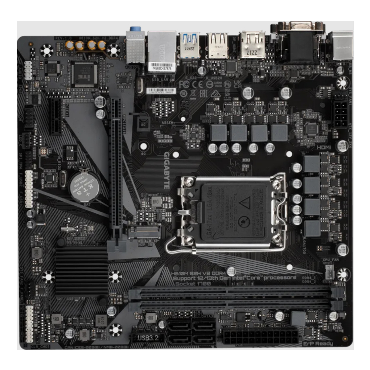 MB INT LGA1700 H610M S2H D4 M-ATX