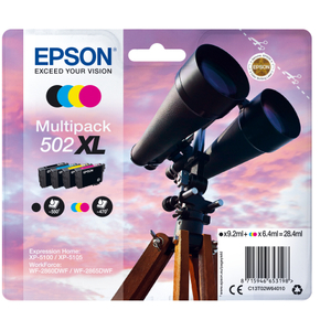 Epson, 502XL Black Colour Ink Multi