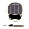 Photo Gel Mousepad Wrist Support Chevron