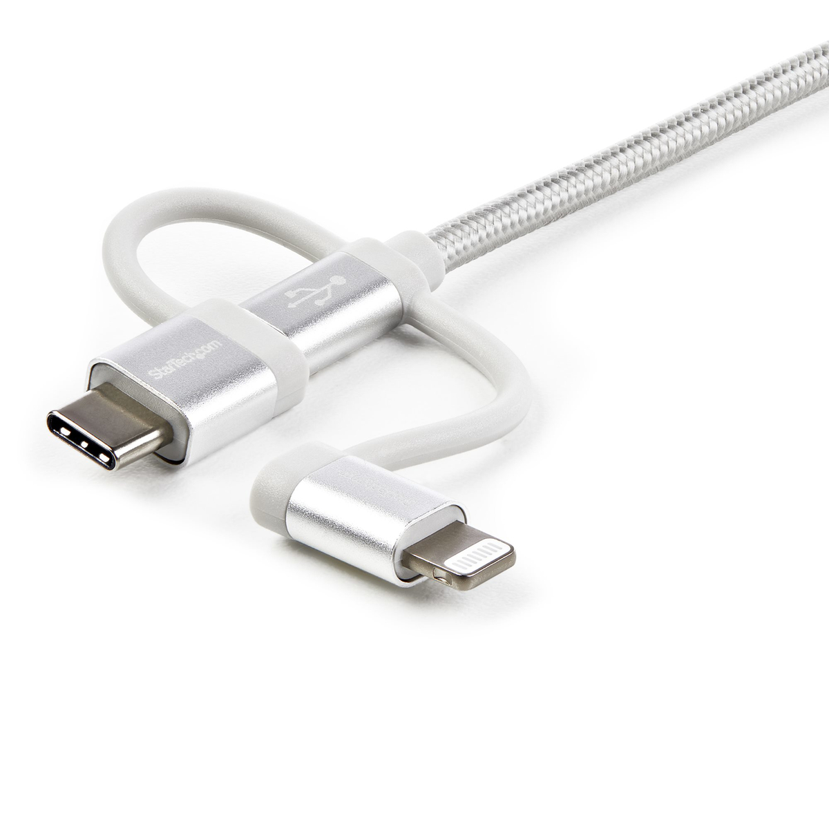 1m Lightning USB-C Micro-B to USB Cable