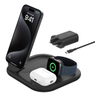 15W Qi2 3in1 WirelessfoldCharge Stnd Blk