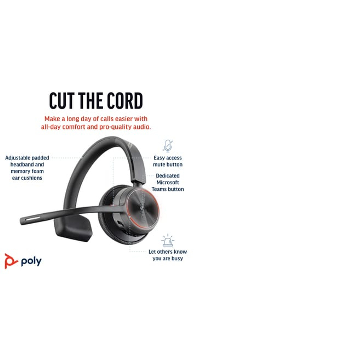 Voyager 4310 UC V4310 C USB-A CS WW