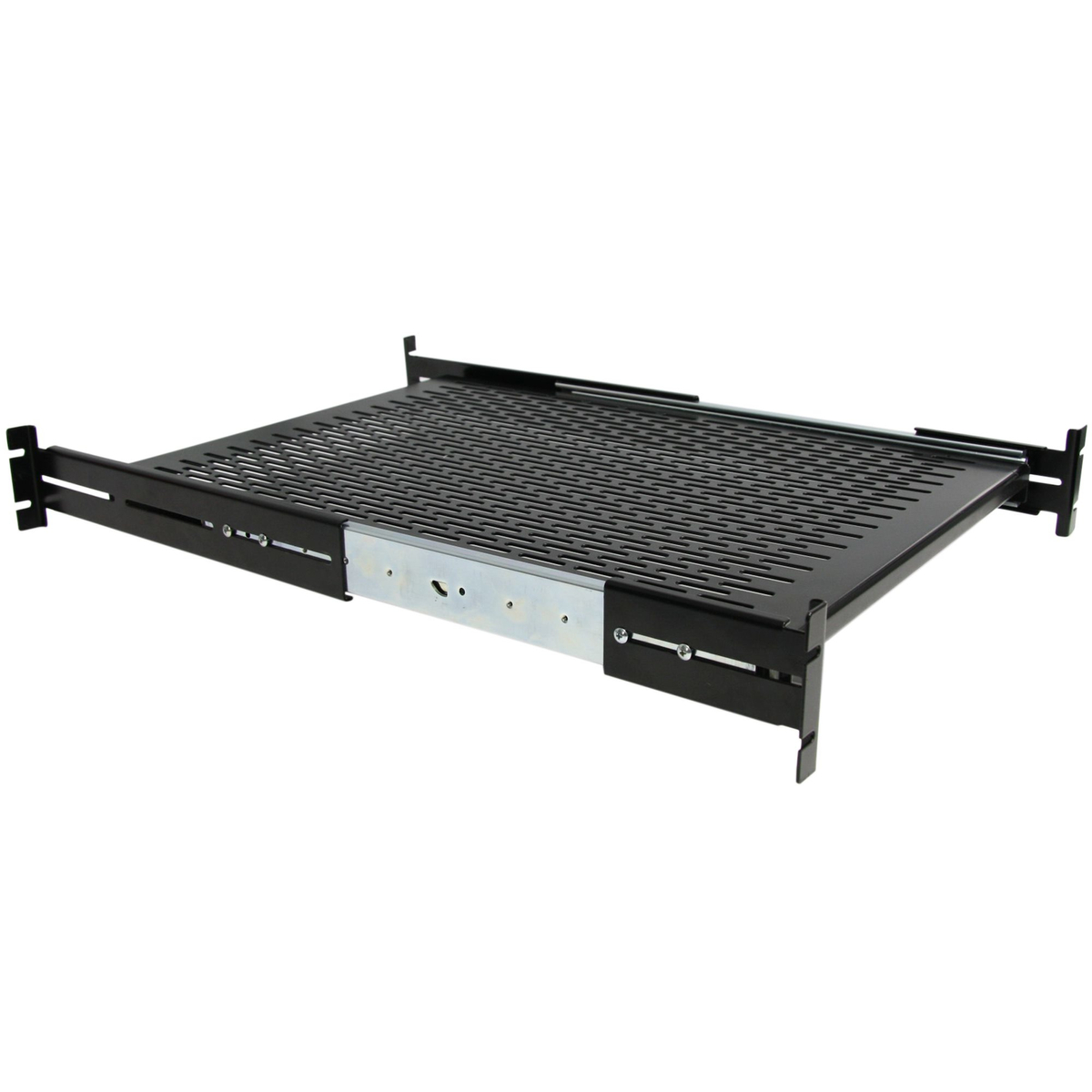 19in Vented Adj Depth Sliding Rack Shelf