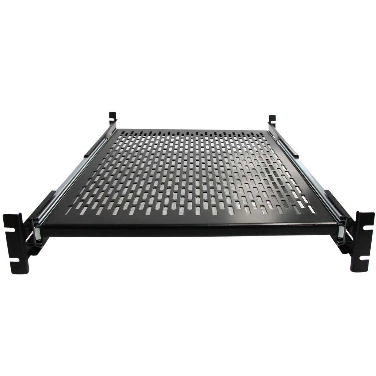 19in Vented Adj Depth Sliding Rack Shelf