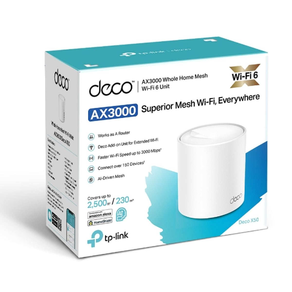 AX3000 Whole Home Mesh Wi-Fi 6 Unit