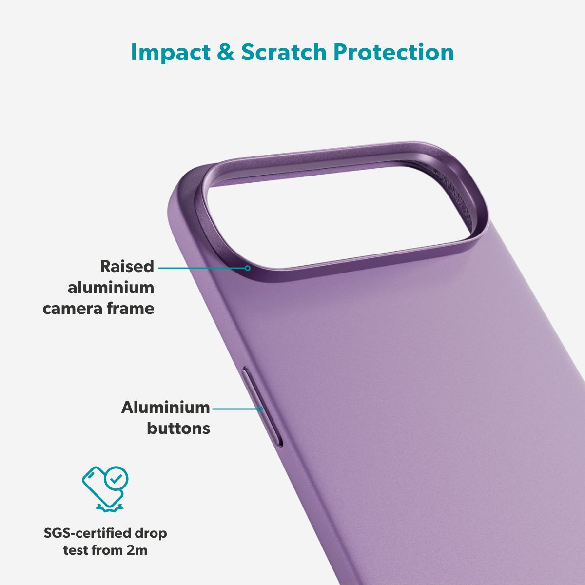 Epico SiliconeMag+ Case iP17 Air -Purple