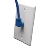 Cat6 Gigabit Up Angle to Straight Blue P