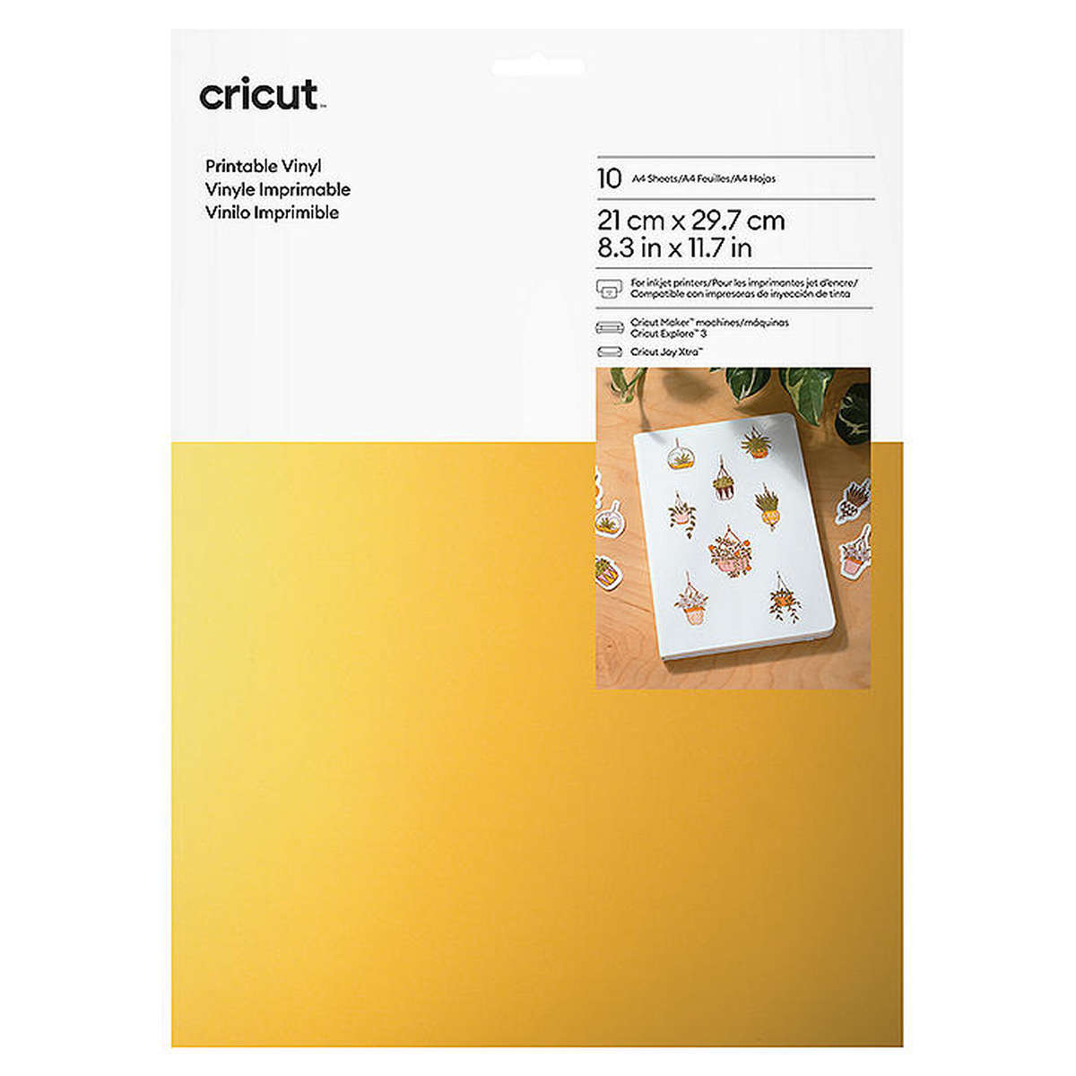 Joy Xtra Printable Vinyl (Gold) 30 Sht