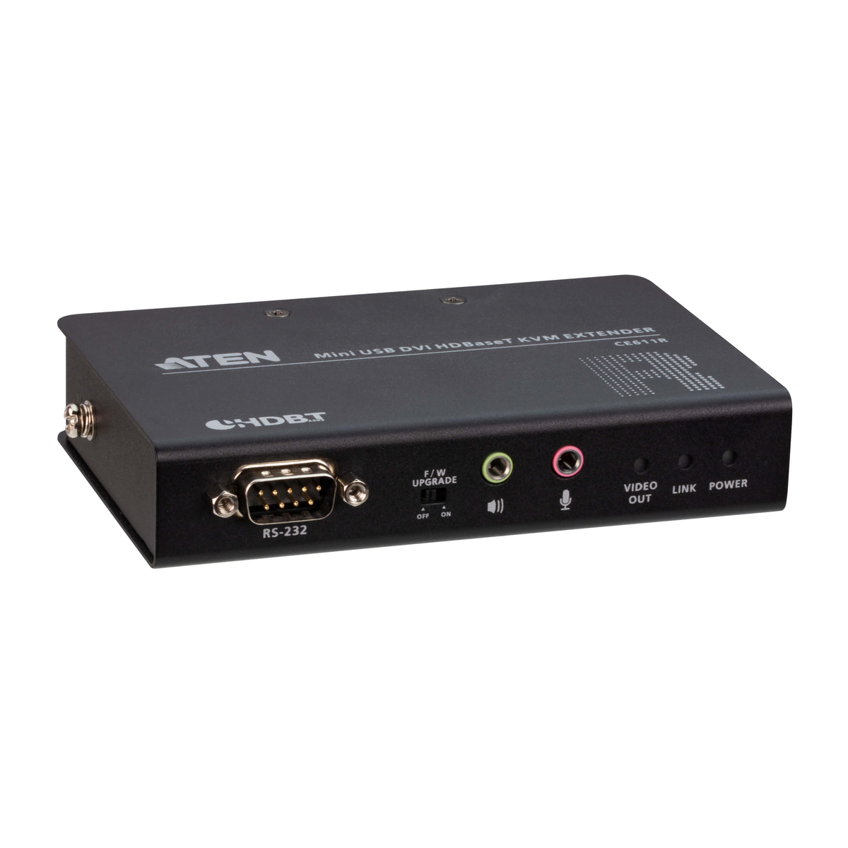 Mini USB DVI HDBaseT KVM Extender