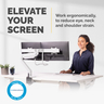 Eppa Crossbar Monitor Arm - White
