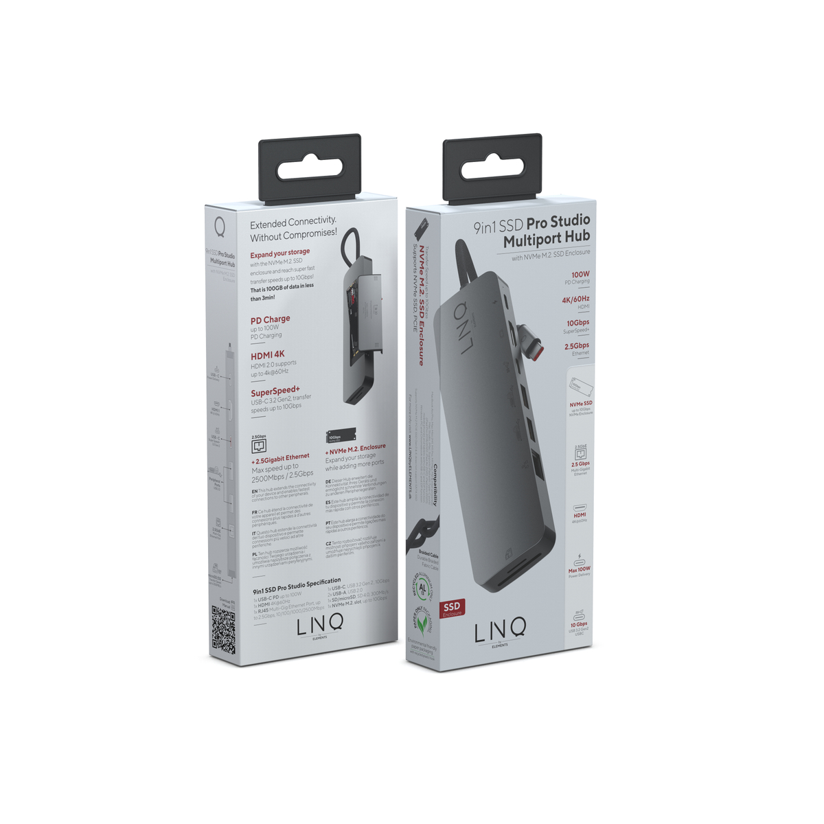 LINQ 9in1 SSD PRO USB-C Multiport Hub