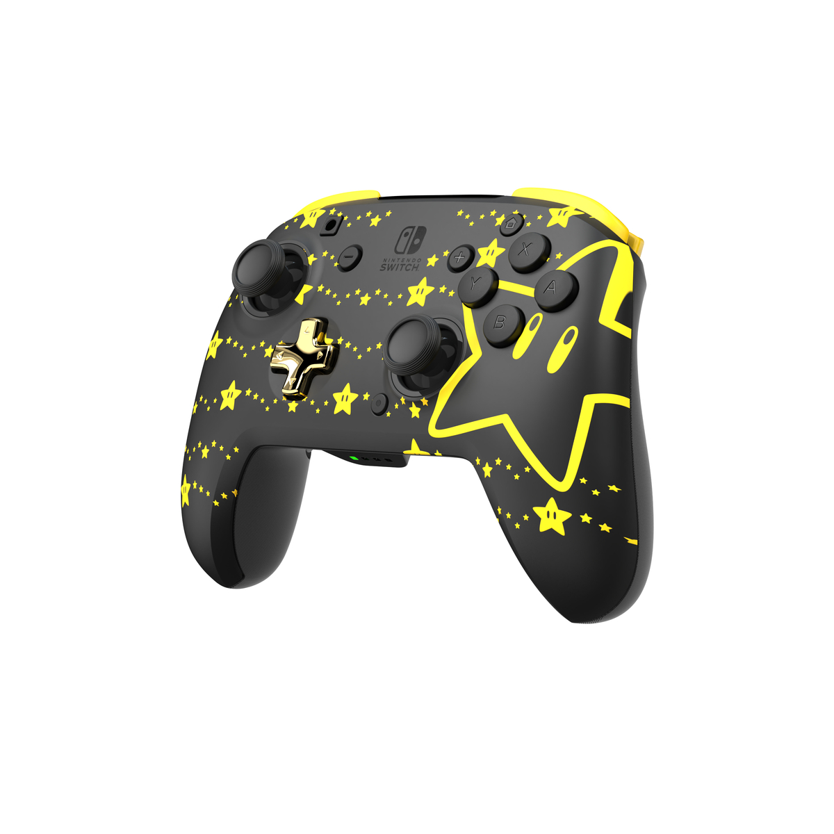 Mario Star Glow In Dark Controller