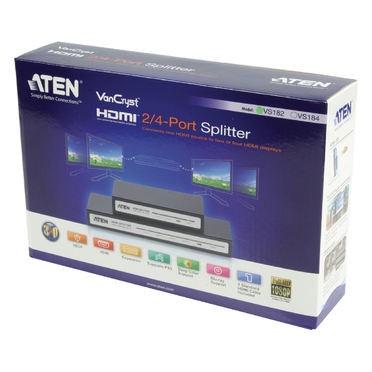 VS182A 2-Port HDMI Splitter 4K2K