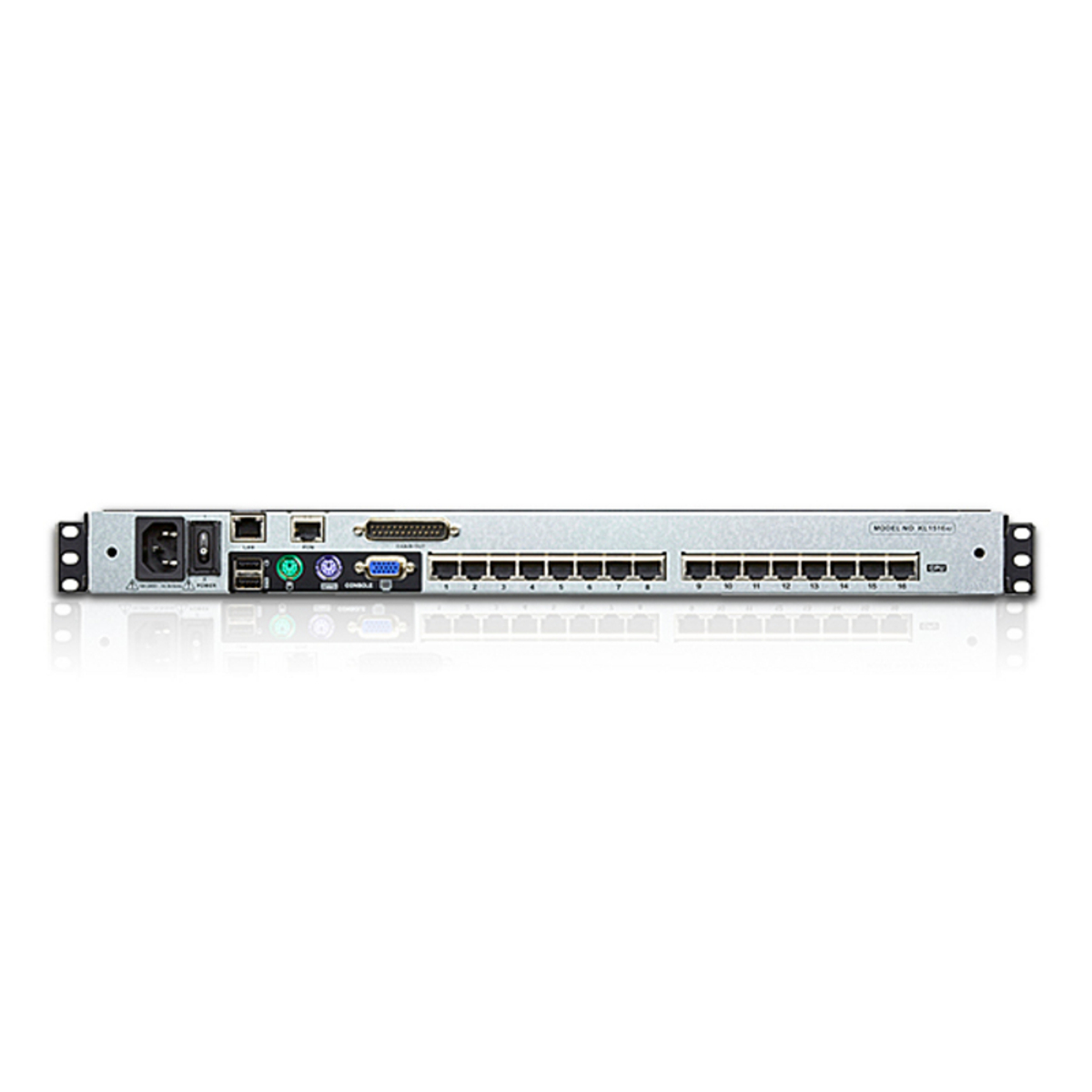 17 16xCAT5/IP Dual Rail LCD KVM Switch