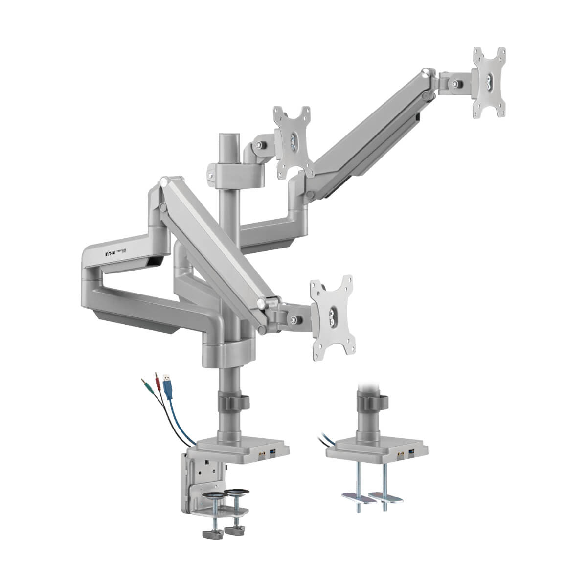 Triple Disply Flex Arm Dsk Clamp 17-30IN