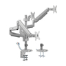 Triple Disply Flex Arm Dsk Clamp 17-30IN