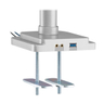 Triple Disply Flex Arm Dsk Clamp 17-30IN