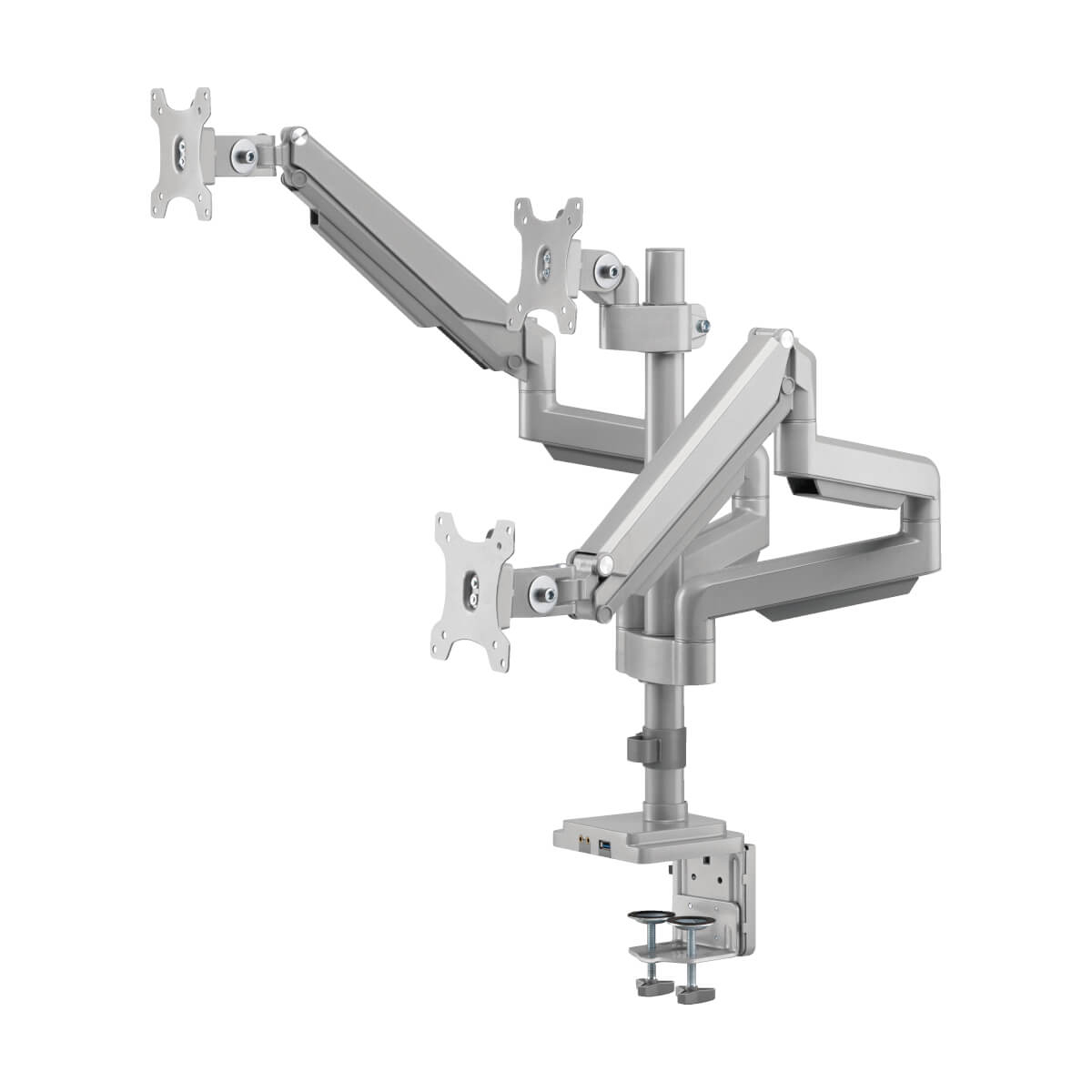 Triple Disply Flex Arm Dsk Clamp 17-30IN