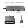 USB C Video Adapter HDMI/VGA/DVI