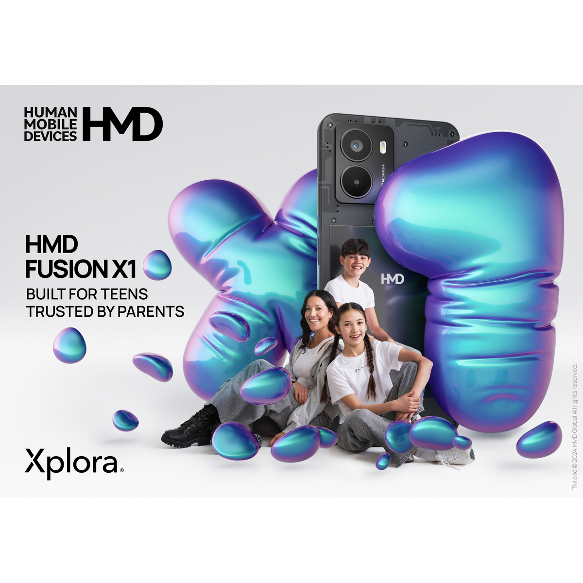 HMD FUSION X1 TA-1672 DS 6/128 EU1 BLACK