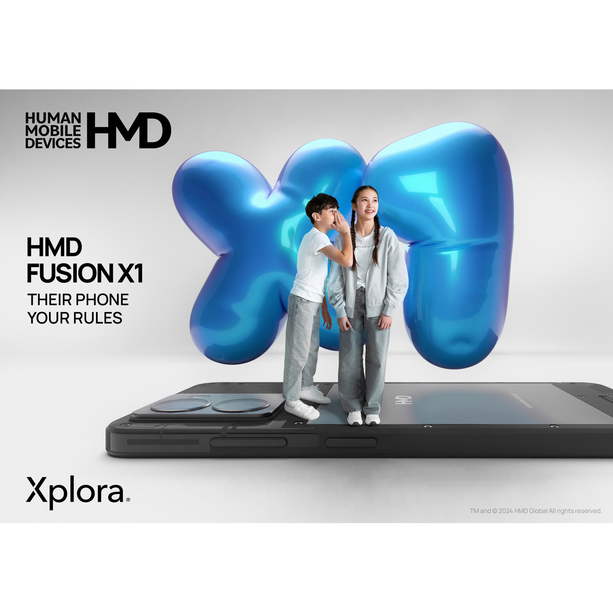 HMD FUSION X1 TA-1672 DS 6/128 EU1 BLACK