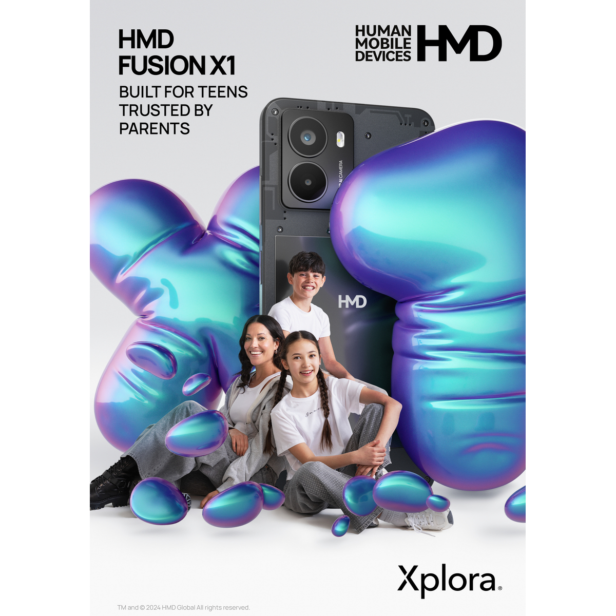 HMD FUSION X1 TA-1672 DS 6/128 EU1 BLACK