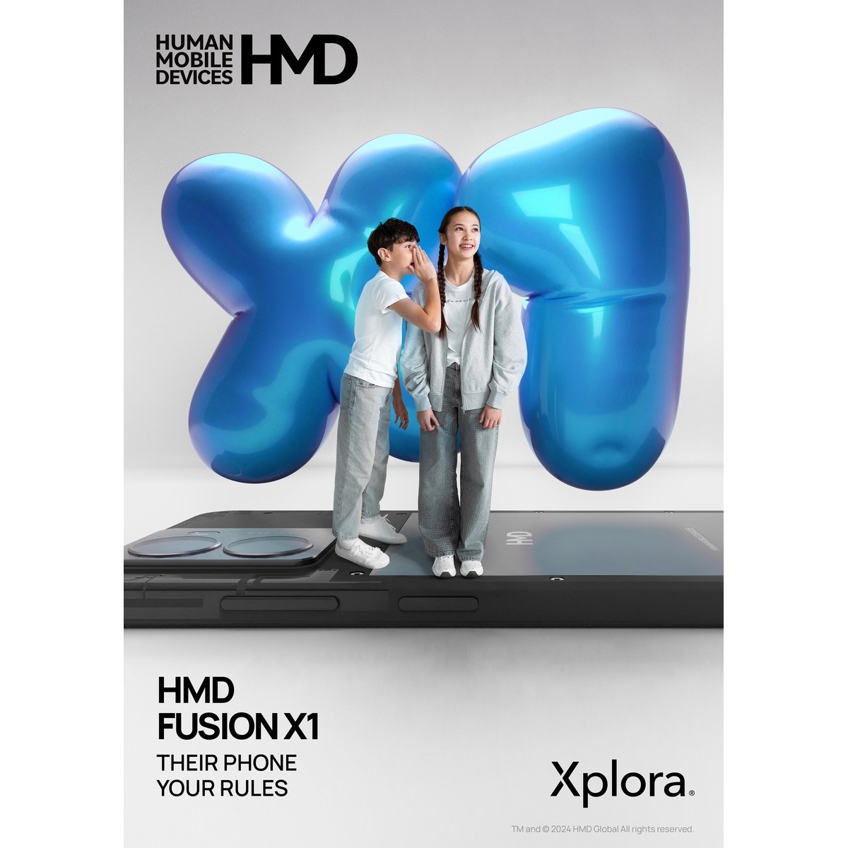 HMD FUSION X1 TA-1672 DS 6/128 EU1 BLACK