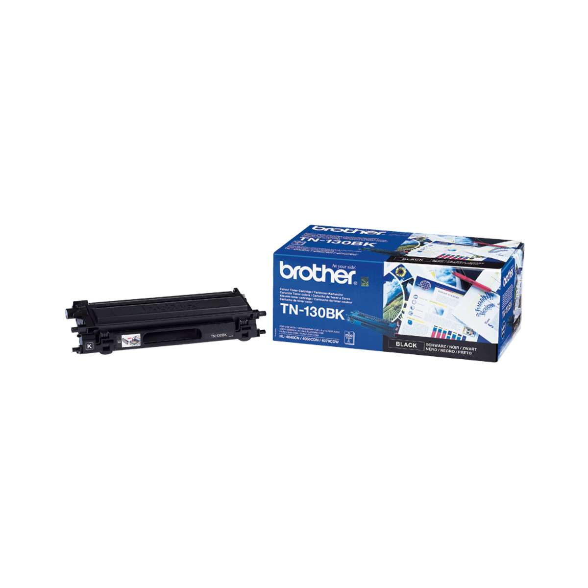 TN130BK Black 2.5k Pages Toner