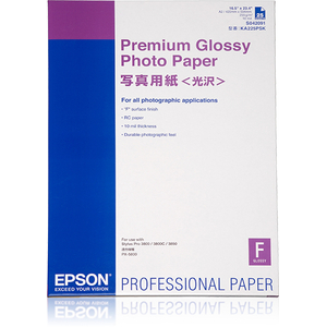 Epson, A2 Premium Glossy Photo Paper 25 Sheets