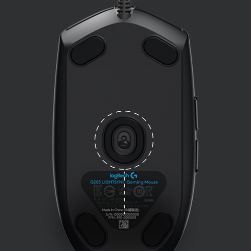 G203 Lightsync Gaming Mouse - Black