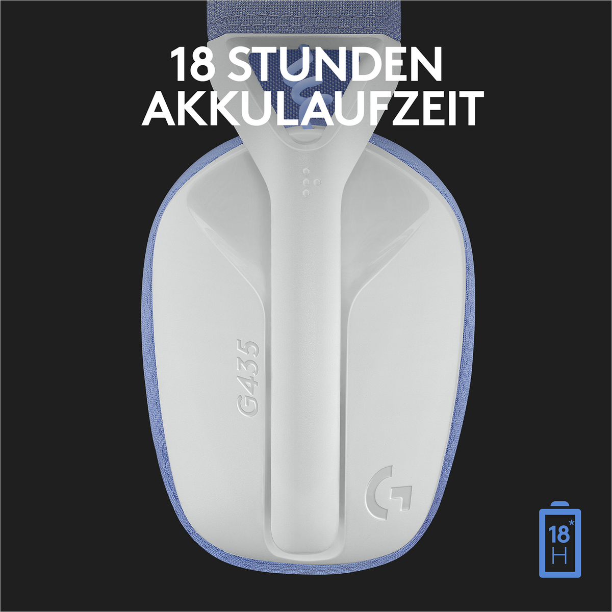G435 Wireless Gaming Headset - WHITE