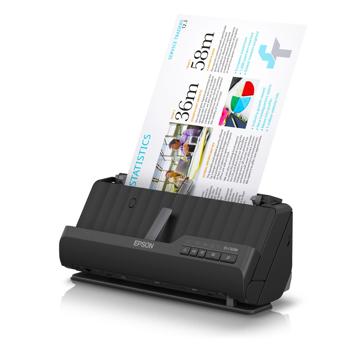 ES-C320W A4 Compact Desktop Scanner