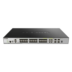 D-Link, 20P SFP L3 Stackable Managed GB Switch