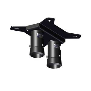 Unicol, CP8 Twin Ceiling Plate Standard Black