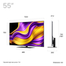 LG G56 55 inch OLED with Stand
